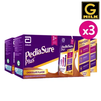 PEDIASURE CHOCOLATE READY TO DRINK 110ML (BUNDLE OF 3) 12 TETRA PACKS INSIDE