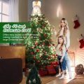 Angel Christmas Tree Topper with Lights and 40-Inch Extension Cord, Lighted Tree Toppers Christmas Decorations, Elegant and Durable, Perfect for Holiday Home Decor and Gifts, White, WOKEISE. 