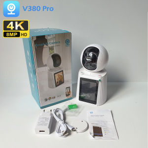 Two way video CCTV WiFi IP Kamera video calling camera 1080P 8MP PTZ night vision APP V380 Pro