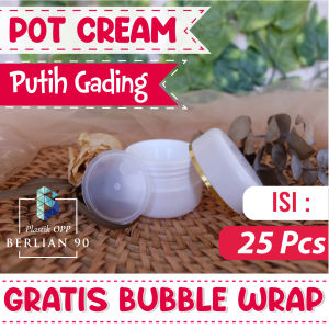 Pot Cream 125 GR Pot Krim Kemasan KosmetikPot Cream 12.5gr Pot Kosmetik 12.5 gram Pot 125gr . Pot krim kosong