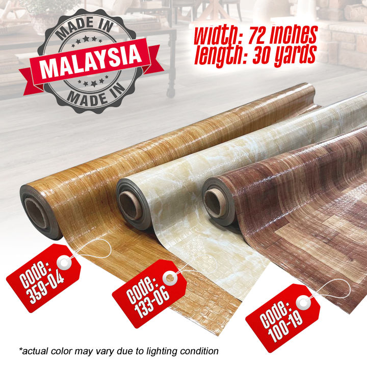 Malaysian High Quality Floor Linoleum UNIBEST 30 Yards x 72 Inches