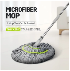 Spin Mop Magic Tornado Mop 360 Degree Easy Spin Map Floor Cleaning Mop Handle