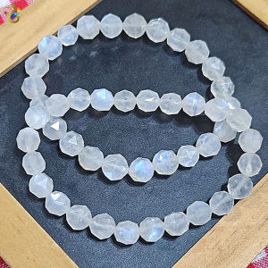 Premium Grade Faceted Moonstone Bracelet