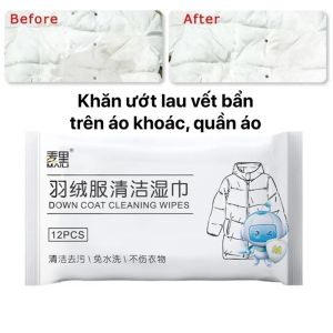 Khăn ướt đa năng khăn giấy ướt tẩy vết bẩn quần áo khăn ướt làm sạch mảng bám chuyên dụng tiện lợi - Happy Home 4U