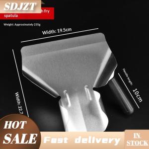SDJZT Thép không gỉ khoai tây chiên xẻng cho Hamburger bỏng ngô đóng gói xẻng khoai tây chiên xẻng loader tiện ích nhà bếp nướng công cụ xẻng