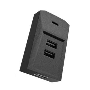 Glove Box USB Hub for Car Center Console Glove Box USB Splitter USB Extender Splitter Docking Station