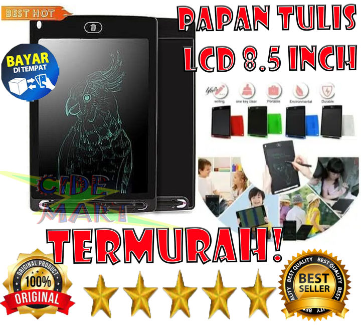 Bisa Cod Lcd Writing Tablet Inch Drawing Tab Papan Tulis Lcd Tab Inch Lazada