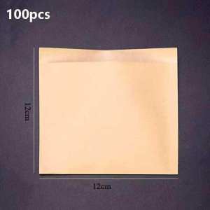 100Pcs/pack Greaseproof Paper Bag Pouch Food Sandwich Pouch Fried Chicken Fried Disposable Packing
