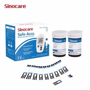 (Bangkok)ชุดตรวจน้ำตาลในเลือด Sinocare รุ่น Safe Accu2 (ดูตัวเลือกก่อนสั่งซื่อ) แผ่นตรวจน้ำตาลในเลือด เข็มเจาะเลือด เครื่องตรวจ มีให้เลือกหลายแบบ ทั้งเข็มอย่างเดียว แผ่นตรวจอย่างเดียว และทั้ง 50 ชิ้น 100 ชิ้น