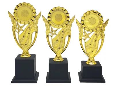 Acrylic Pattern Trophy AT31211(1) with Artwork Printing / Piala / Thanksgiving /Gifts