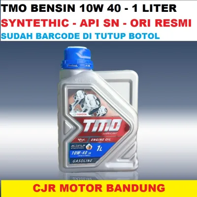 Oli Mobil TMO 10w 40 1L 1 Liter untuk mobil bensin Toyota kemasan baru dijamin Asli Ori