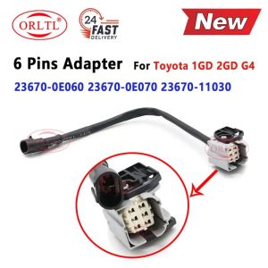 ORLTL Intelligent Injector Plug Smart Diesel Socket 1GD 2GD G4 23670-0E060 23670-0E070 23670-11030 6 Pins Adapter for Denso