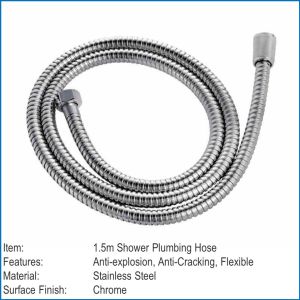 Local SG Seller! Plumbing Hose Corp Corn Plumber Pipe Shower Tube for Tap Faucet Bathroom Kitchen Shower Head Base Holder Bracket