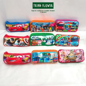 Tepak pencil tempat pencil karakter Aestetik Unik Minimalis Wadah Organizer Stationery