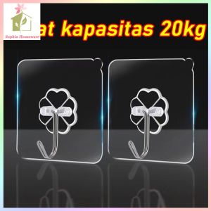 Gantungan Hook Kail Serbaguna / Hanger Tempel Dinding Kuat