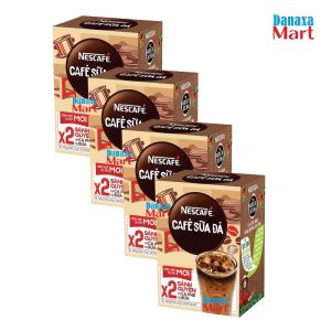 Combo 4 Hộp Cà Phê Hòa Tan Nescafé 3in1 Cà Phê Sữa Đá (Hộp 10 gói x 24g)
