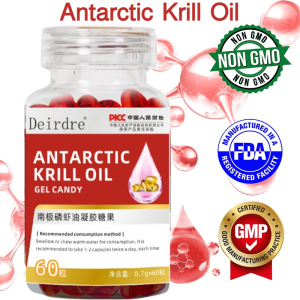 Antarctic Krill Oil  Omega 3 Supplement 2X Stronger Absorption  Natural Astaxanthin Anti-Oxidation Joint Support
