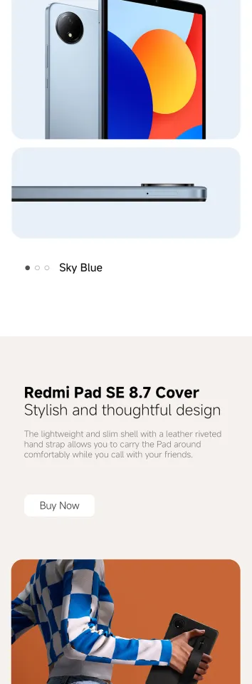Xiaomi REDMI Pad SE 8.7'' 4G | 4GB+64GB/6GB+128GB, 8.7-inch eye
