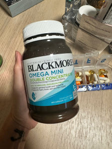 [HÀNG CHUẨN ÚC] Blackmores Omega Mini Double Concentrade - Dầu Cá không mùi viên nhỏ 200/400 viên