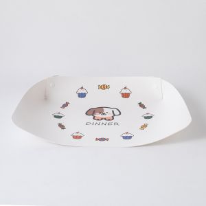 PETPARADIS Anti Spill Pet Feeding Mat Waterproof Cartoon Cat Bowl Mat Pet Accessories Anti Slip Pet Anti Spill Placemat Pet Eating