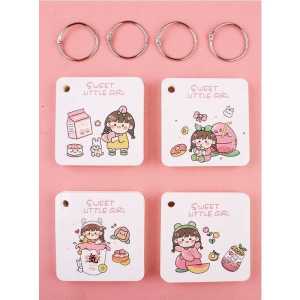 Gratis Semua - Memo Lucu Kartun / Student Ring Notepad