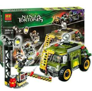 (Msia Stock) Bela Ninja Tortoises 10277 Large Truck Ninja Turtles Building Blocks Bricks Toy  Education Toy Gift Mainan Budak Blok 积木 玩具 忍者龟