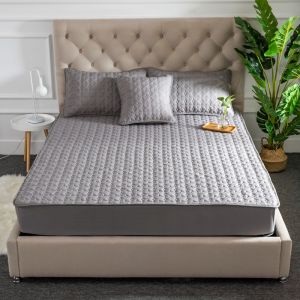 Waterproof Mattress Protector Mattress Cover Cadar Single/Super single/Queen /King Mattress Topper Cotton Bedsheeet Fitted Bedsheet