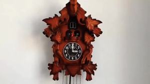 xpkQ Cuckoo Wall Clock Solid Wood Clocks Living Room Pendulum Clock Luxury Large Watches Bedroom Wall Art Vintage Room Decoration Y5R7K