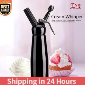 500mL Black Aluminum Whipped Dessert Cream Butter Dispenser Whipper Foam Maker