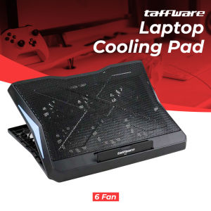 Taffware MC Gaming Cooling Pad Laptop 6 Fan - Q3 - Black