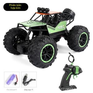 Xe địa hình điều khiển từ xa 1:16 – Xe leo núi Monster Truck 4WD hợp kim chống va đập có đèn LED
