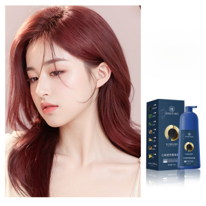 Hair Dye Shampoo Plant Essence Caviar Protein Hair Dye Gentle Easy To Dye Colour Dye Shampoo Hair Care 3 In 1