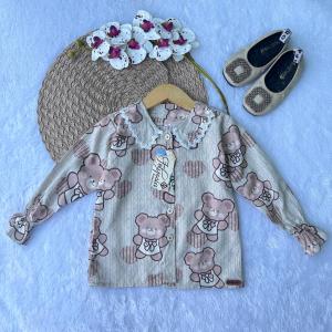 Atasan Anak Perempuan Lengan Panjang Kain Rayon Variasi Renda Umur 2-7 Tahun - Fashion Anak Perempuan