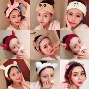 (Clearance) Cute Hair Band For Women Wash Face Makeup Fluffy Elastic Running Sport Headband for Shower Face Washing Facial Mask Spa