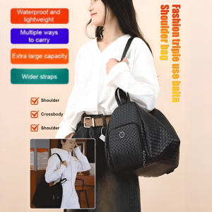 Fashion Triple Shoulder body Bag Travel Bag Large Capacity Ladies Weaving Shoulder Bag Female