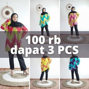 PROMO Atasan Wanita Jumbo Terbaru 100rb dapat 3 -Blus Atasan Wanita Kekinian 2022