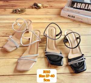 NEW ARRIVAL ABBUSHOES Ri 10 Hak Tahu Premium Tali Permata Import Gelis 5cm