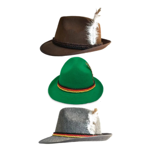 Lightweight Feather Decors Fedora Hat for Women Men Breathable Octoberfest Cap with Feather Western Jazzs Felt Cap