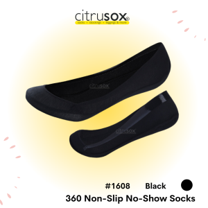 CITRUSOX 360° Non-Slip Silicon Seamless No-Show Socks (22-25 cm EU 36-40)  #hidden #invisible #flats #heels #moccassins #1608