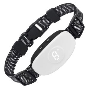 Anti Bark Dog Collar  Charging Bark Stopper Electric Shock Vibration Beep Sound Collar Waterproof Dogs Training Collar