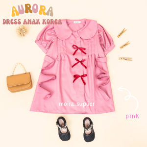 DRESS ANAK AURORA DRESS LUCU MODEL KEKINIAN