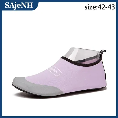 SAjeNH Giày lặn phụ nữ Aqua Giày người đàn ông bãi biển bơi nước thể thao vớ chân Trần Sneaker tập thể dục khiêu vũ bơi lướt sóng Giày lặn