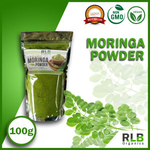 100 grams 100% Pure Organic Moringa Powder - Nutrient Rich Antioxidant Body Detox