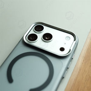 Metal Lens Matte Frosted Translucent For Magsafe Case For iPhone 17 16 15 Pro Max Orange Wireless Charge Slim PC Cover