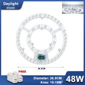 LED Ceiling Panel Replacement Light Magnet Magnetic With Remote control Ring Light Round