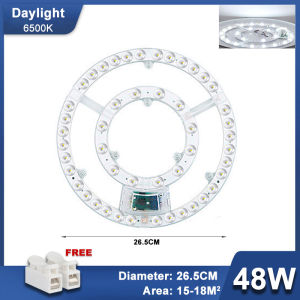 LED Ceiling Panel Replacement Light Magnet Magnetic With Remote control Ring Light Round