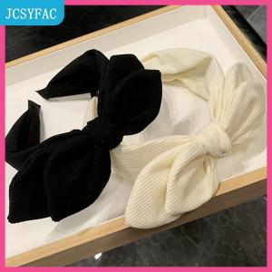 JCSYFAC Đẹp Mới Lớn Bow Thỏ Tai Mũ Nón Cho Phụ Nữ Headband Cô Gái Cổ Điển Bow Tóc Ban Nhạc Rộng Hoop Hairband Tóc Phụ Kiện