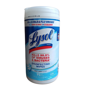 Lysol Disinfectant Wipes Multi-Surface Antibacterial Cleaning Wipes For Disinfecting and Cleaning (95 WET WIPES)
