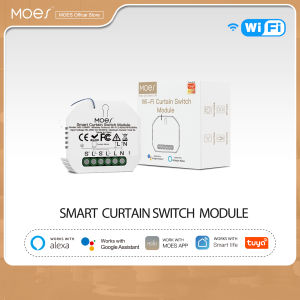 WiFi Mini Smart Curtain Switch Module Roller Blinds Shutter Motor Smart Life Tuya APP Remote Control Work with Alexa