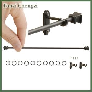 Fanzi 1:12 Dollhouse Miniature Curtain Rod Metal Hook Up Rings Window Fitgs Furniture Model Decor Toy Doll House Accessories